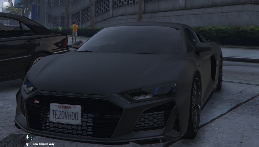 Audi R8 Matte Black — Vorschau