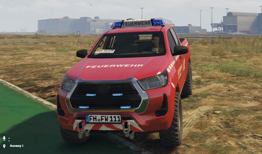 Feuerwehr Hilux ELW — Vorschau